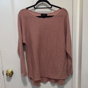 CASHMERE. Charter Club Cashmere Sweater in Soft Pink